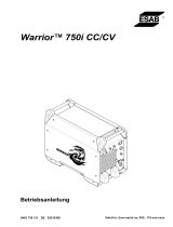 ESAB Warrior™ 750i CC/CV Benutzerhandbuch