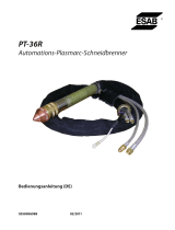 ESAB PT-36R Automations Plasmarc Cutting Torch Benutzerhandbuch