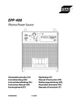 ESAB EPP-400 Plasma Power Source Benutzerhandbuch
