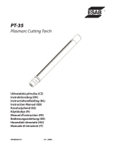 ESAB PT-35 Plasmarc Cutting Torch Benutzerhandbuch