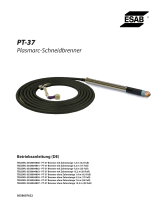 ESAB PT-37 Plasmarc Cutting Torches Benutzerhandbuch