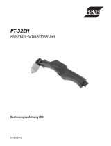 ESAB PT-32EH Plasmarc Cutting Torches Benutzerhandbuch