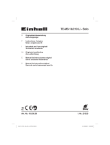 EINHELL Expert TE-MS 18/210 Li-Solo Benutzerhandbuch