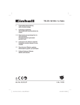 EINHELL TE-CS 18/165-1 Li Benutzerhandbuch