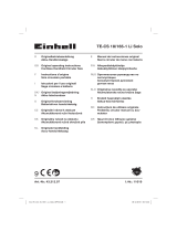 EINHELL TE-CS 18/165-1 Li Benutzerhandbuch