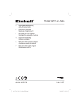 EINHELL TC-AG 18/115 Li-Solo Benutzerhandbuch