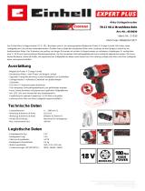 EINHELL TE-CI 18 Li Brushless-Solo Product Sheet
