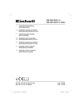 EINHELL GE-CM 36/37 Li (2x3,0Ah) Benutzerhandbuch