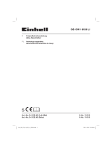 EINHELL GE-CM 18/33 Li-Solo Benutzerhandbuch