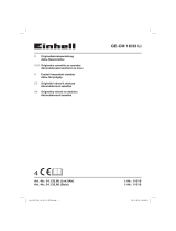 EINHELL Expert GE-CM 18/33 Li-Solo Benutzerhandbuch
