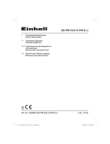 EINHELL Expert GE-PM 53/2 S HW-E Li Benutzerhandbuch