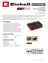 EINHELL Power-X-Twincharger 3 A Product Sheet