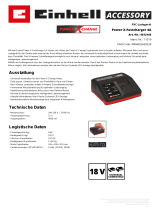 EINHELL Power X-Fastcharger 4A Product Sheet