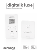 Miniland Baby digitalk luxe Benutzerhandbuch