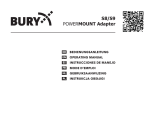 BURY S8/S9 POWERMOUNT Adapter Bedienungsanleitung