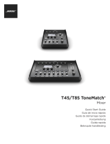 Bose T8S ToneMatch mixer Schnellstartanleitung