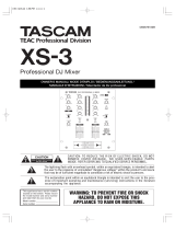 Tascam XS-3 Bedienungsanleitung