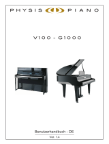Viscount Physis Piano G1000 Bedienungsanleitung