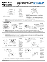 QMS magicolor 330 Quick Setup Manual