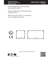 Eaton Crouse-Hinds GHG 72 Series Operating Instructions Manual