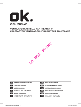 OK. OFH 203-W Benutzerhandbuch