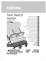 mothercare Inglesina Sketch Twin Stroller 0716918 Benutzerhandbuch