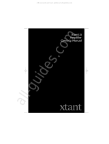 Xtant 1.1I Benutzerhandbuch