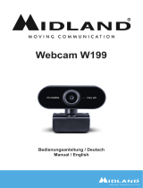 Midland Webcam W199, Full HD 1080p Bedienungsanleitung