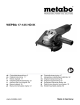 Metabo WEPBA 17-125 HD IK Bedienungsanleitung
