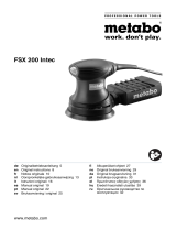 Metabo FSX 200 INTEC Bedienungsanleitung
