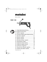 Metabo RWE 1100 Bedienungsanleitung