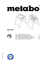 Metabo KGT 501 Bedienungsanleitung