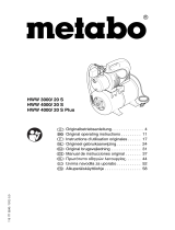 Metabo HWW 4000/20 S PLUS Bedienungsanleitung