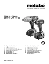 Metabo SSW 18 LTX 600 Bedienungsanleitung
