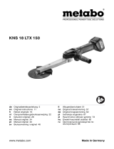Metabo KNS 18 LTX 150 Bedienungsanleitung