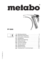 Metabo FP 8500 Bedienungsanleitung