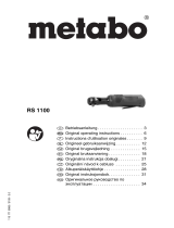Metabo RS 1100 Bedienungsanleitung