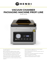 Hendi 201428 Vacuum Chamber Packaging Machine Profi Line Benutzerhandbuch