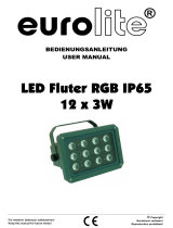 EuroLite LED Fluter RGB IP65 12x3W Benutzerhandbuch