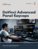 Blackmagic DaVinci Advanced Panel Keycaps Installation  Benutzerhandbuch