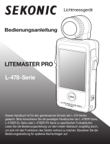 Sekonic L-478D-U LiteMaster Pro Light Meter Bedienungsanleitung