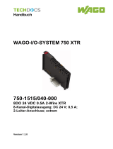 WAGO 8DO 24 V DC 0.5 A, 2-wire connection /XTR Benutzerhandbuch