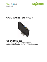 WAGO 0-230 V AC/DC Power Supply /XTR Benutzerhandbuch