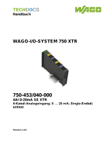 WAGO 4AI 0-20 mA S.E. /XTR Benutzerhandbuch