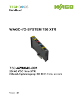 WAGO 2-channel, 60 VDC /XTR Benutzerhandbuch