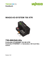 WAGO ETHERNET Telecontroller/XTR Benutzerhandbuch