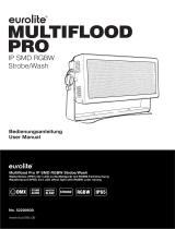 EuroLite Multiflood Pro IP SMD RGBW Strobe/Wash Benutzerhandbuch
