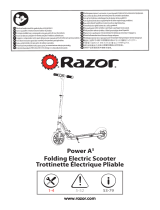 Razor POWER A5 ELECTRIC SCOOTER BLACK LA Benutzerhandbuch