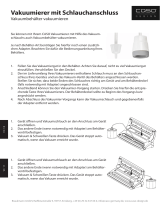 Caso vacuum freshness container square - 1000 ml Bedienungsanleitung