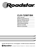 Roadstar CLR-725BT/BK Benutzerhandbuch